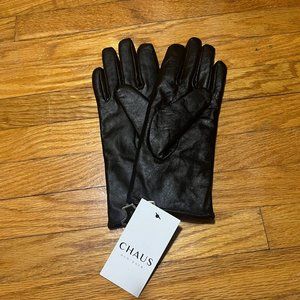 Chaus New York lack leather gloves